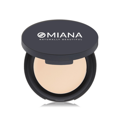 Omiana Cosmetics Concealer Ivory-Fair Adaptive Concealing Cream: Dewy, Medium to Full Coverage - Without Mica, & More!